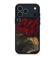 iPhone 17 Pro Max Wood Phone Case - Lina (Red, 815509)