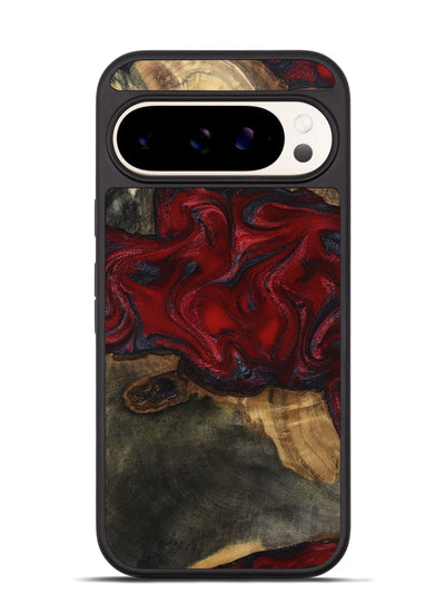 Pixel 9 Pro Wood Phone Case - Lina (Red, 815509)