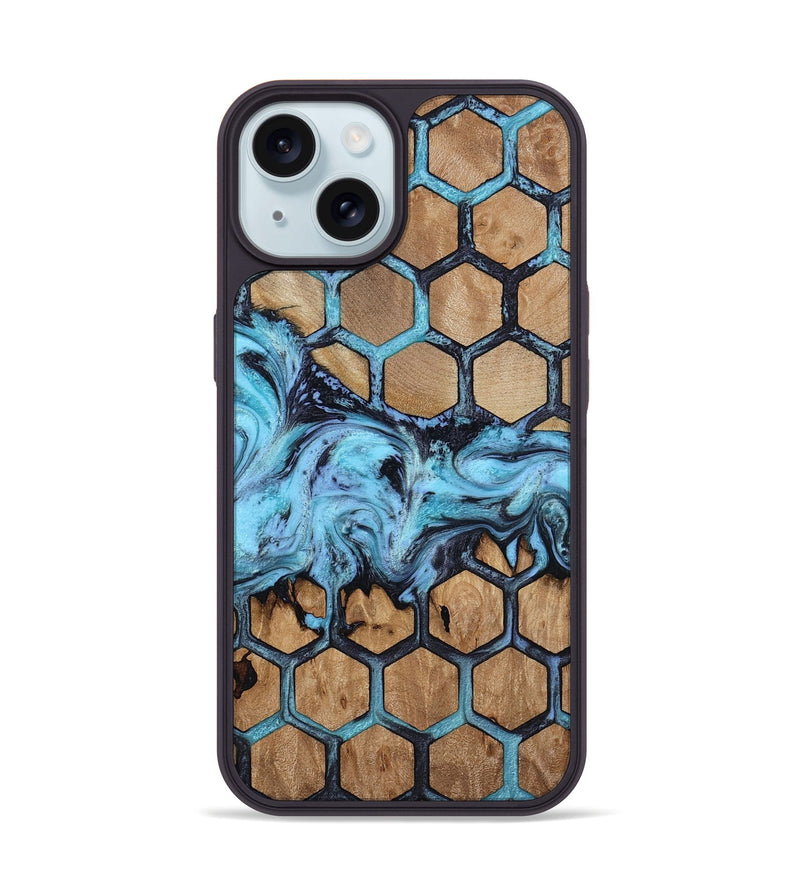 iPhone 15 Wood Phone Case - Jeffrey (Pattern, 815511)