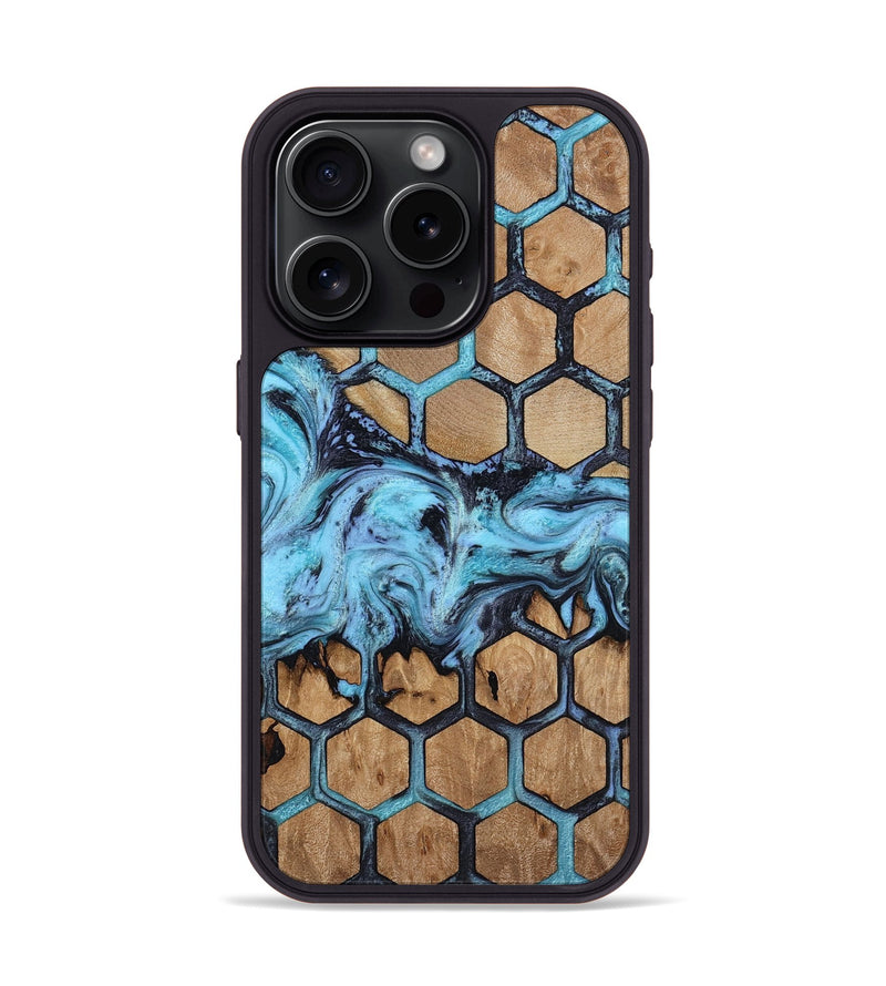 iPhone 15 Pro Wood Phone Case - Jeffrey (Pattern, 815511)