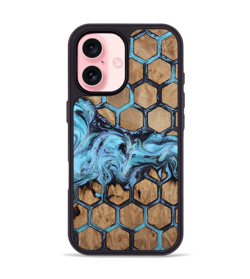 iPhone 16 Wood Phone Case - Jeffrey (Pattern, 815511)