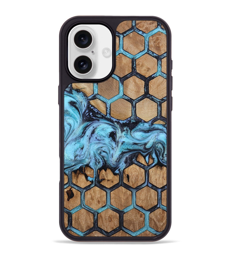 iPhone 16 Plus Wood Phone Case - Jeffrey (Pattern, 815511)