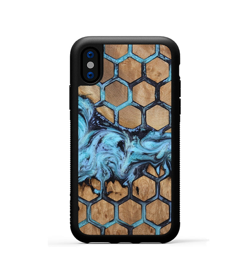 iPhone Xs Wood Phone Case - Jeffrey (Pattern, 815511)