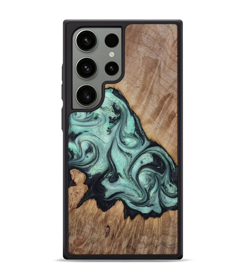 Galaxy S24 Ultra Wood Phone Case - Latanya (Green, 815526)