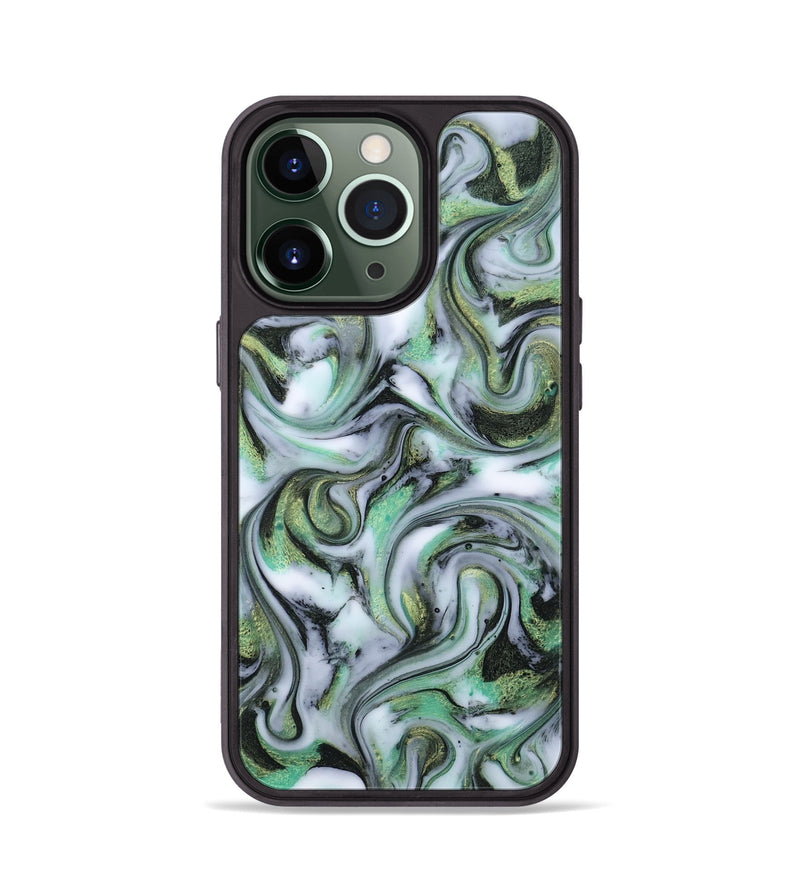 iPhone 13 Pro ResinArt Phone Case - Justine (Green, 815528)
