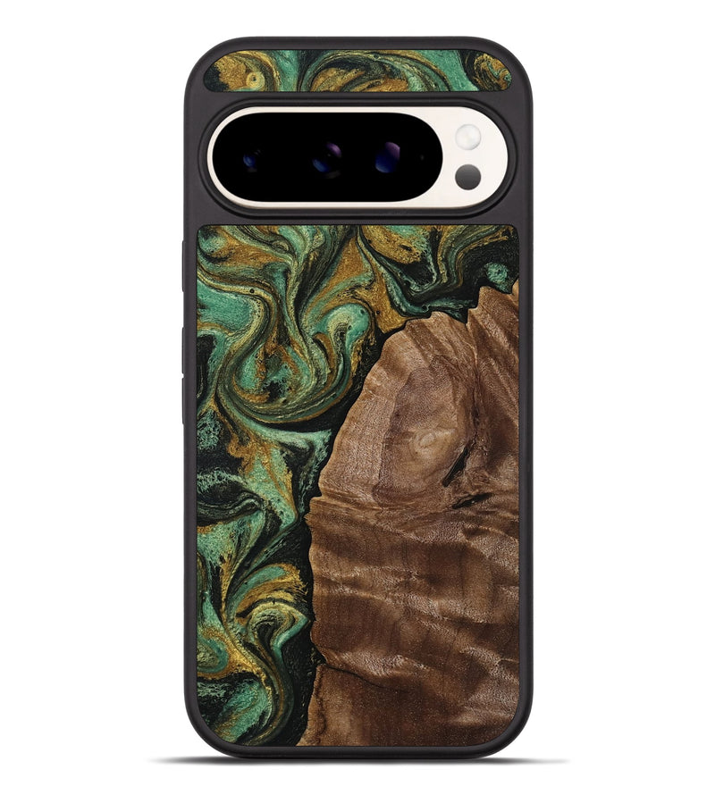 Pixel 9 Pro XL Wood Phone Case - Diya (Green, 815529)