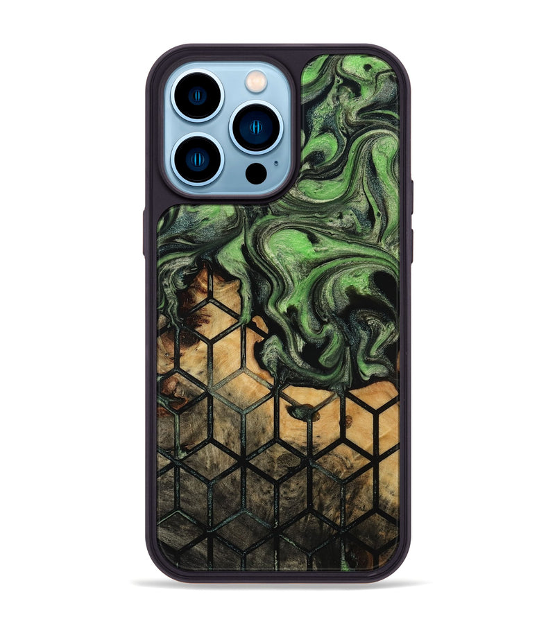 iPhone 14 Pro Max Wood Phone Case - Everly (Pattern, 815543)