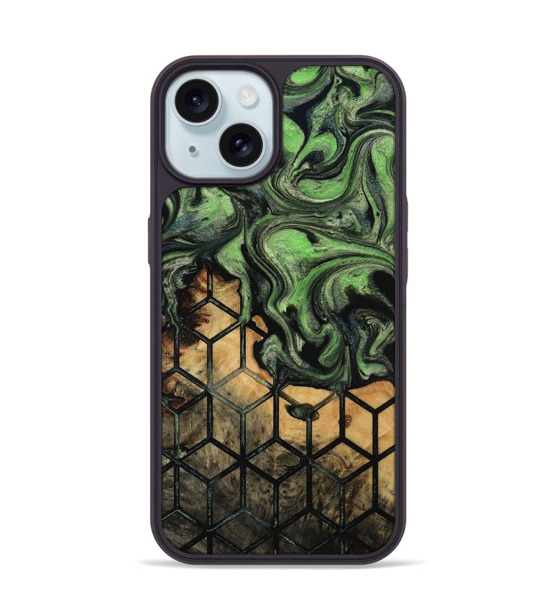 iPhone 15 Wood Phone Case - Everly (Pattern, 815543)
