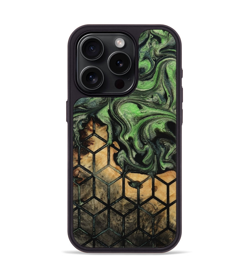 iPhone 15 Pro Wood Phone Case - Everly (Pattern, 815543)