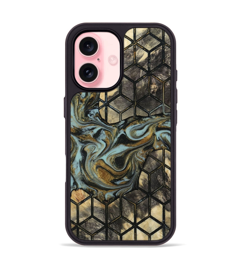 iPhone 16 Wood Phone Case - Sarina (Pattern, 815550)