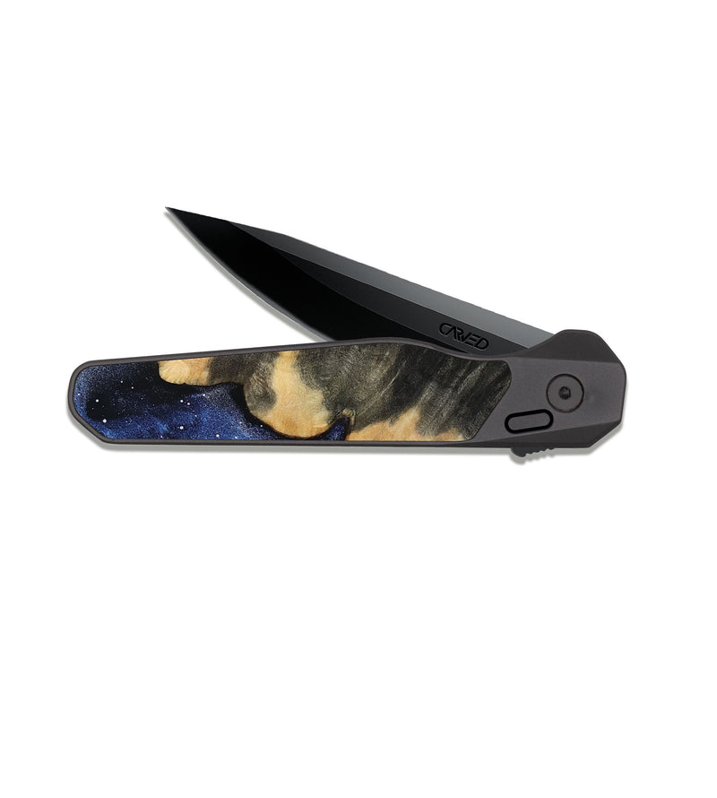 EDC Dark Slate Wood Pocket Knife - Scotty (Cosmos, 815560)