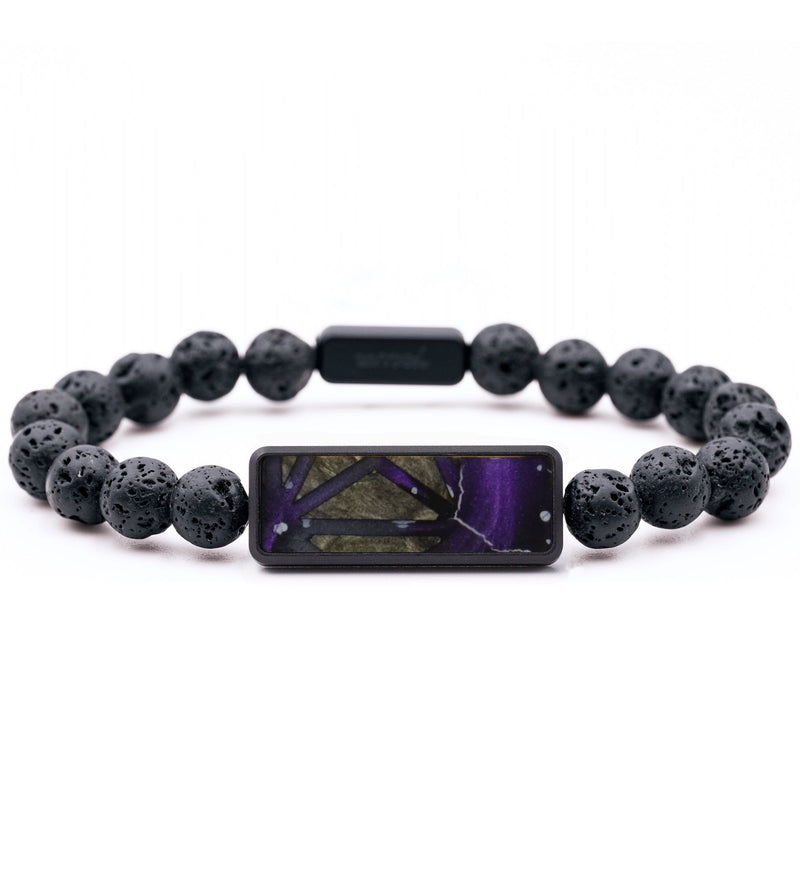Lava Bead Wood Bracelet - Tamika (Cosmos, 815590)