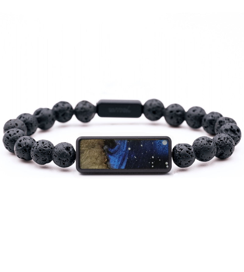 Lava Bead Wood Bracelet - Emma (Cosmos, 815595)
