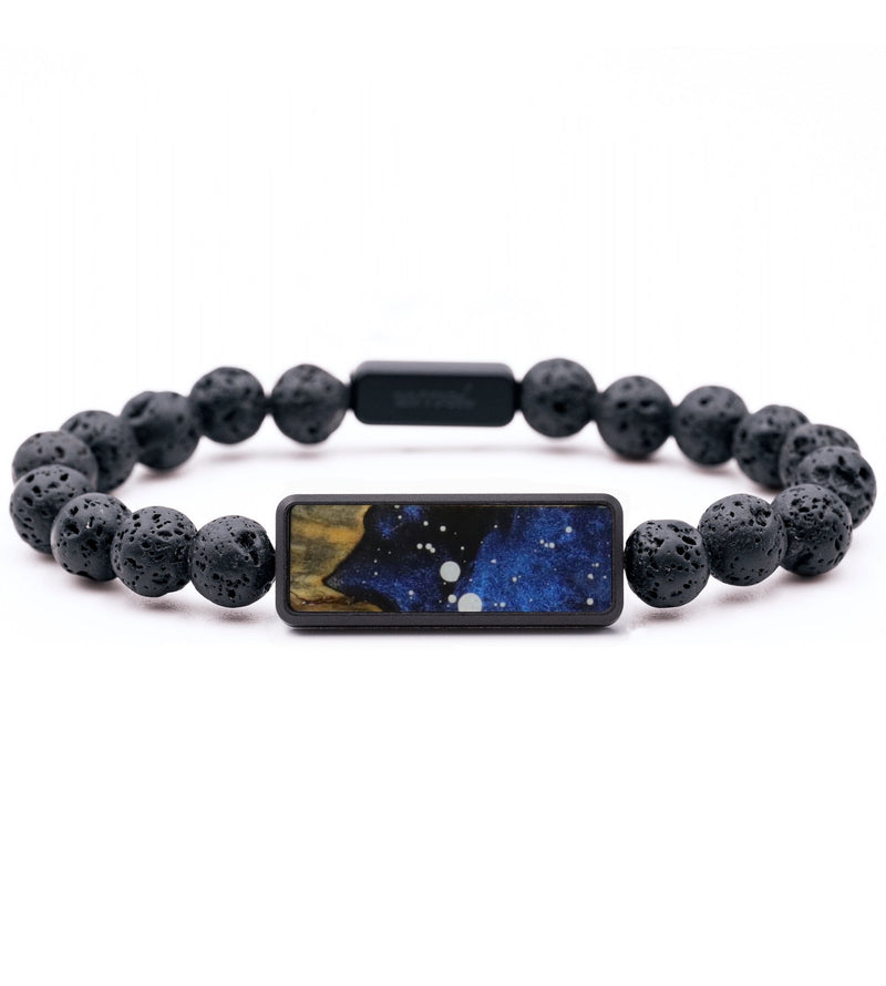 Lava Bead Wood Bracelet - Raul (Cosmos, 815604)