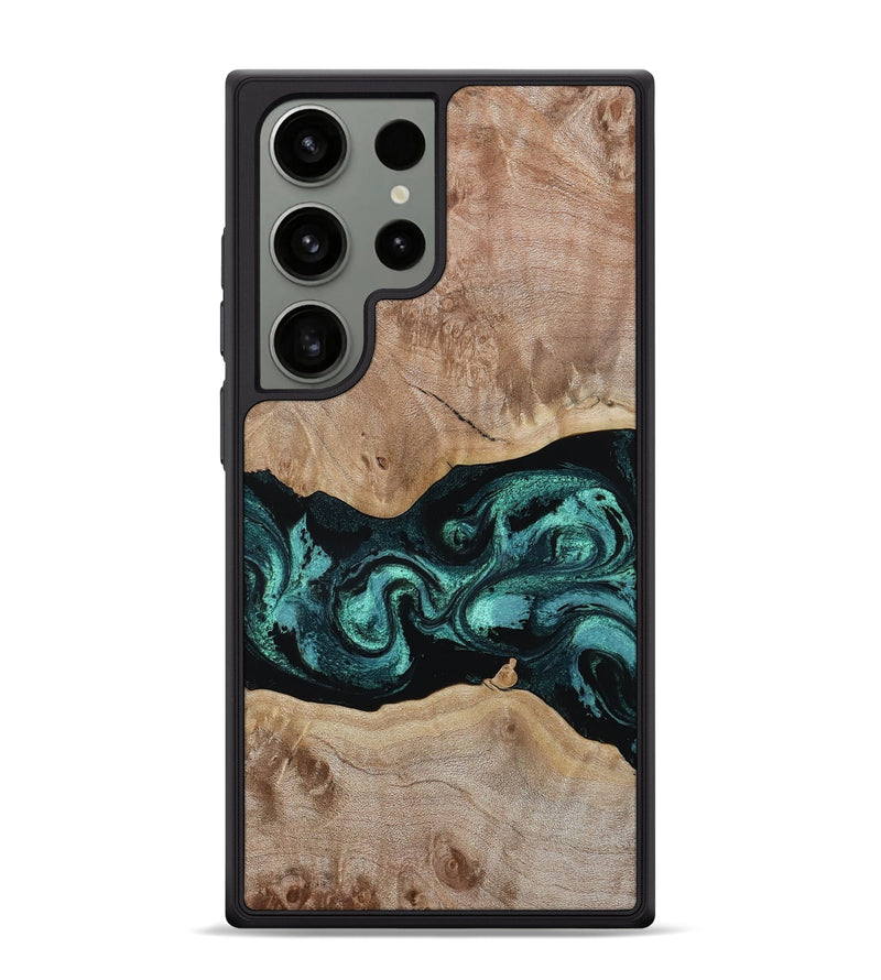 Galaxy S24 Ultra Wood Phone Case - Saige (Green, 815653)