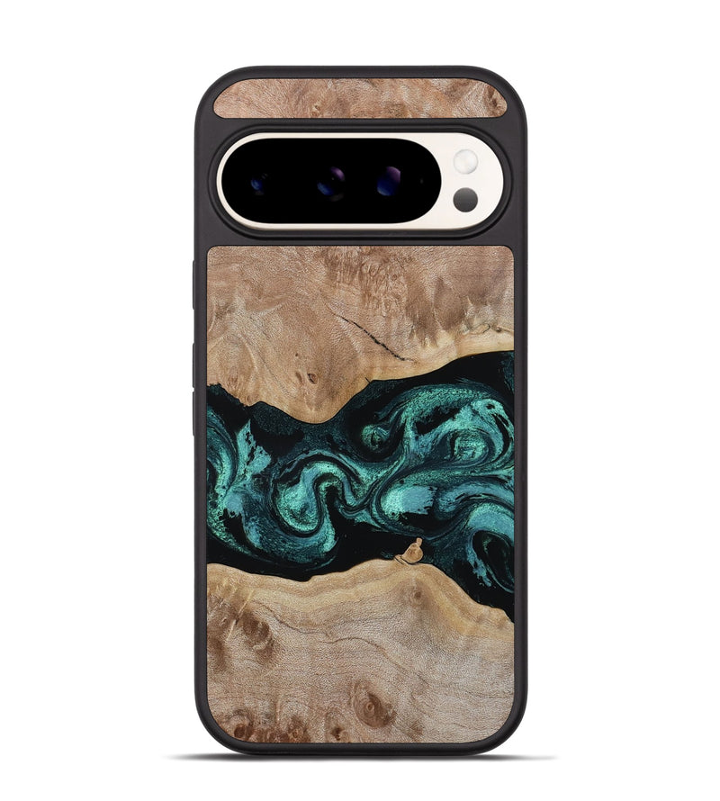 Pixel 9 Wood Phone Case - Saige (Green, 815653)