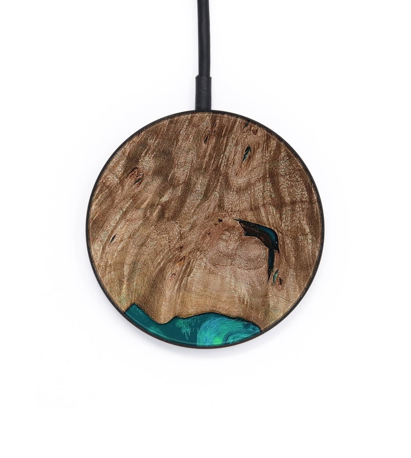 Circle Wood Wireless Charger - Vern (Green, 815654)