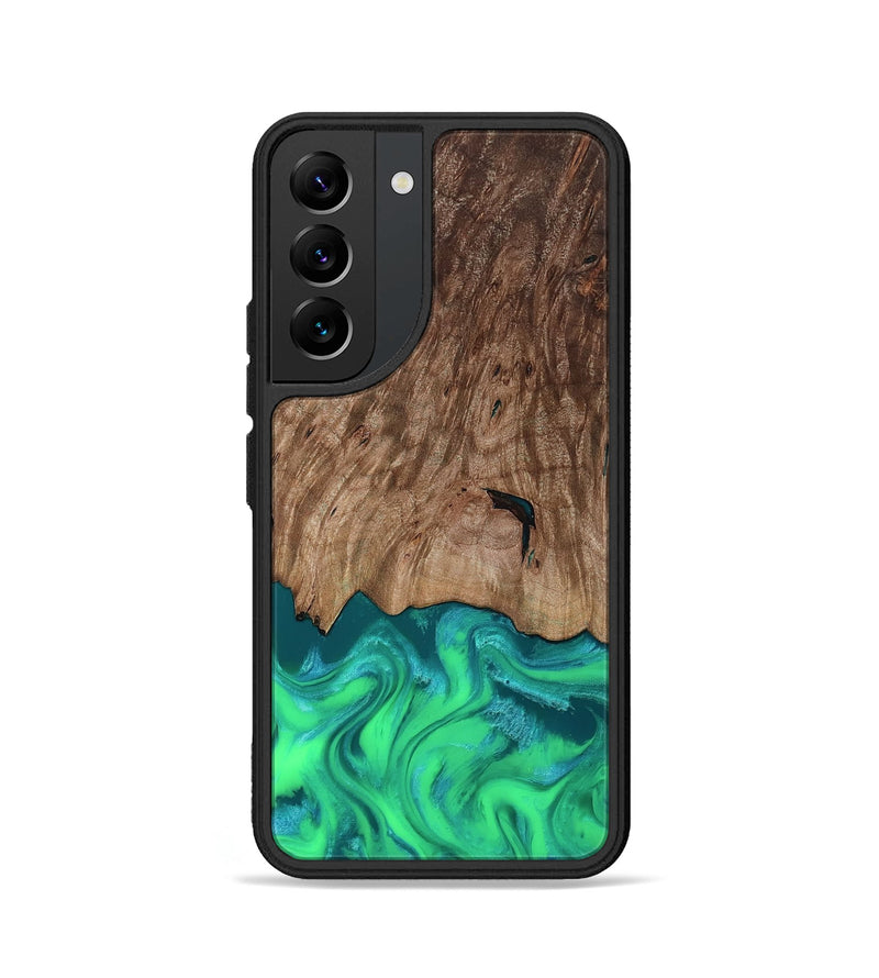 Galaxy S22 Wood Phone Case - Vern (Green, 815654)