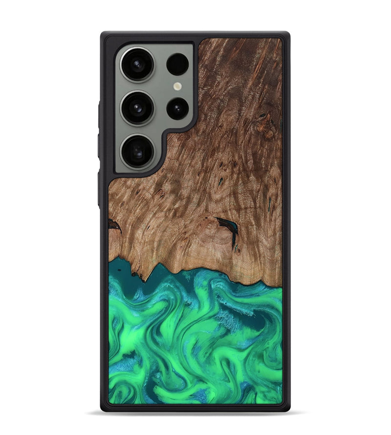 Galaxy S24 Ultra Wood Phone Case - Vern (Green, 815654)