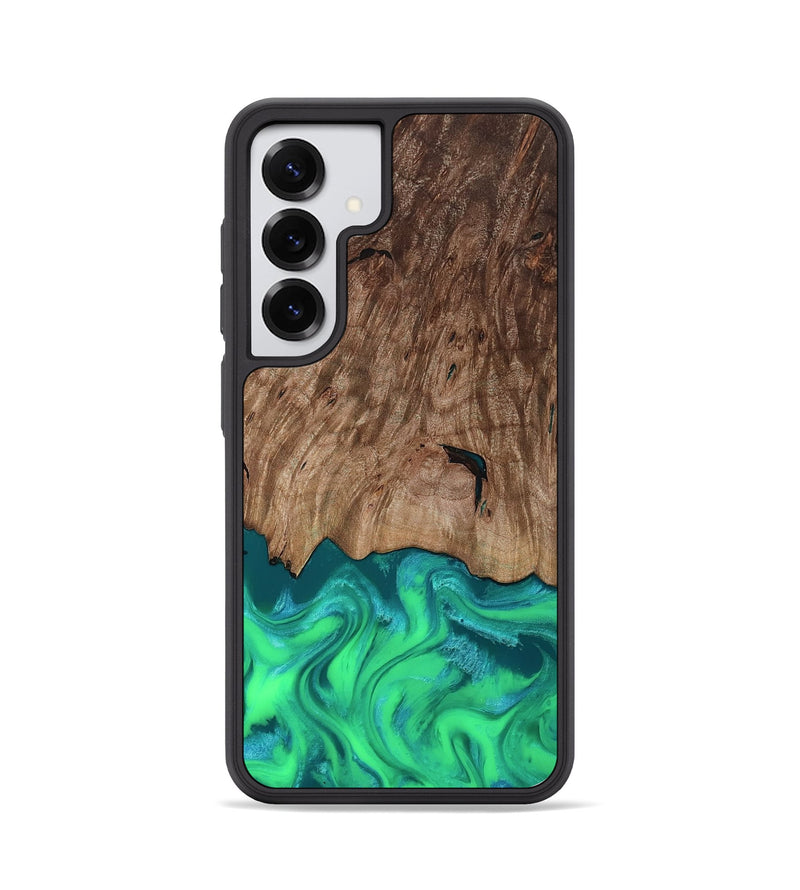 Galaxy S25 Wood Phone Case - Vern (Green, 815654)