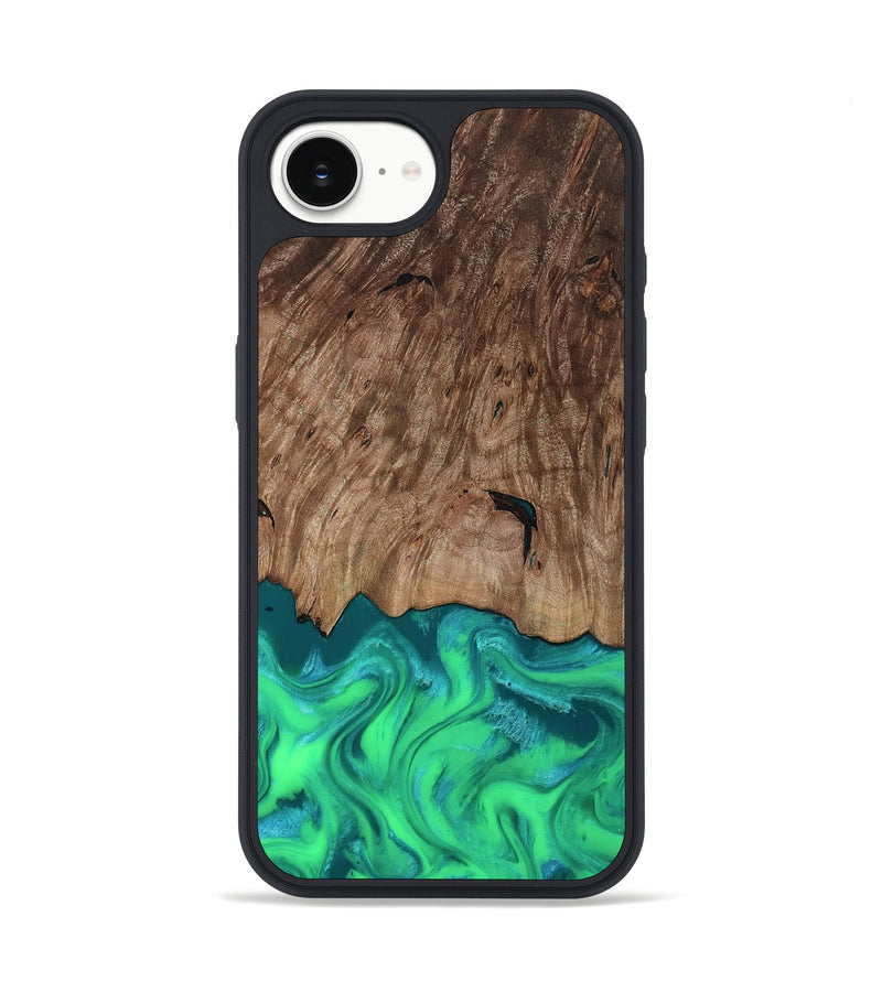 iPhone 16e Wood Phone Case - Vern (Green, 815654)