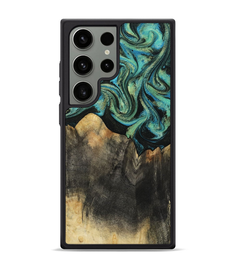 Galaxy S24 Ultra Wood Phone Case - Grace (Green, 815655)