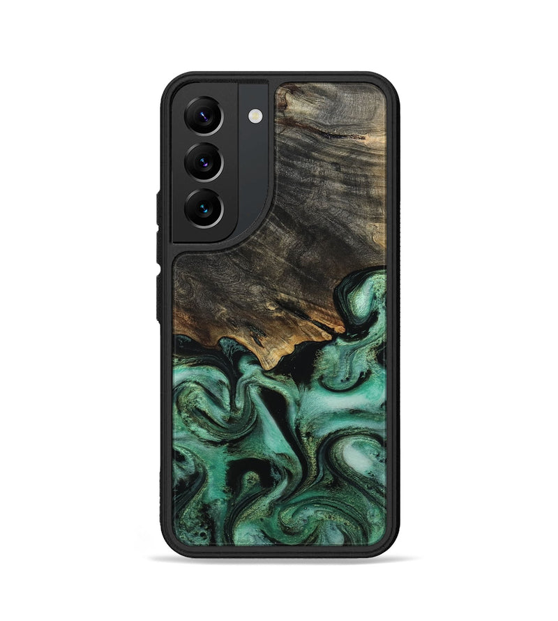 Galaxy S22 Wood Phone Case - Devan (Green, 815657)