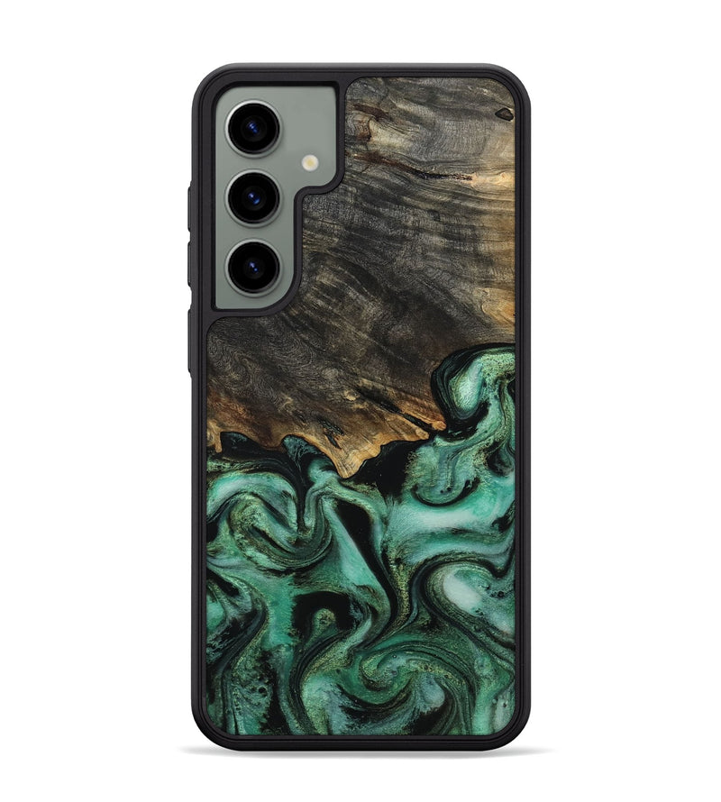 Galaxy S24 Plus Wood Phone Case - Devan (Green, 815657)