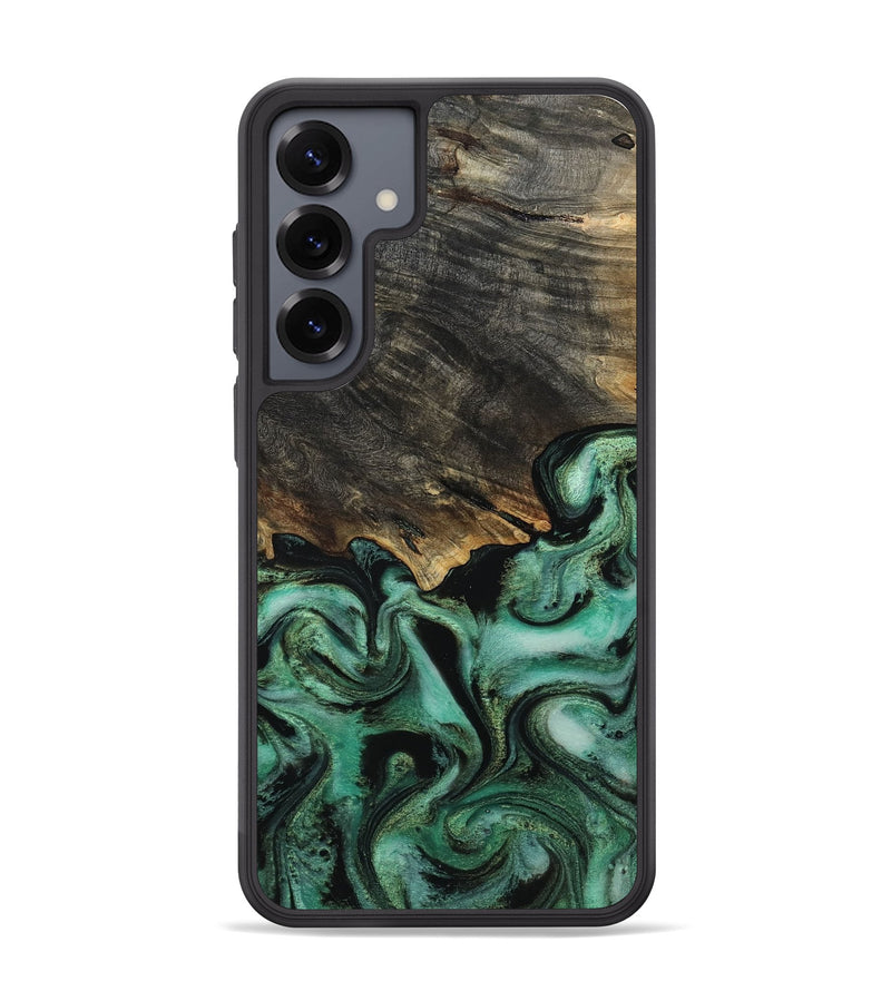 Galaxy S25 Plus Wood Phone Case - Devan (Green, 815657)