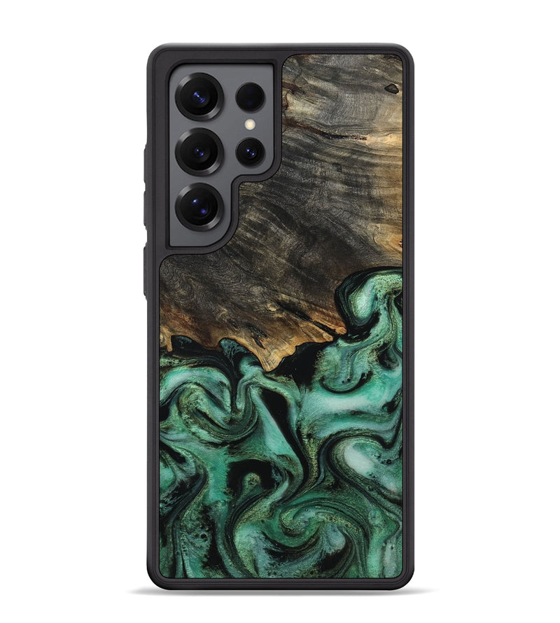 Galaxy S25 Ultra Wood Phone Case - Devan (Green, 815657)