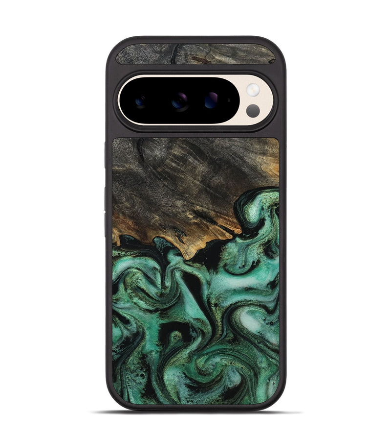Pixel 10 Wood Phone Case - Devan (Green, 815657)