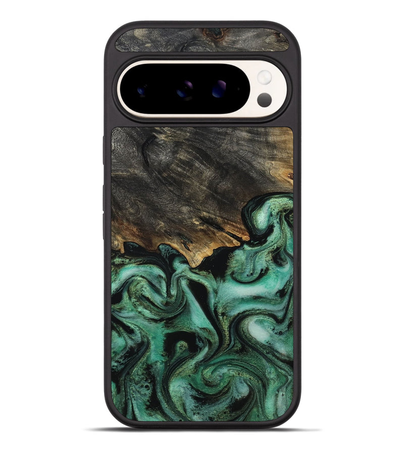 Pixel 9 Pro XL Wood Phone Case - Devan (Green, 815657)