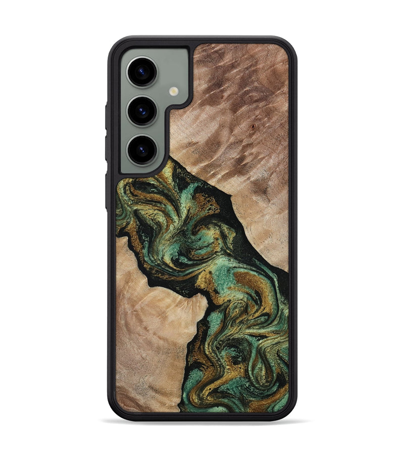 Galaxy S24 Plus Wood Phone Case - Deron (Green, 815658)