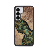 Galaxy S25 Wood Phone Case - Deron (Green, 815658)