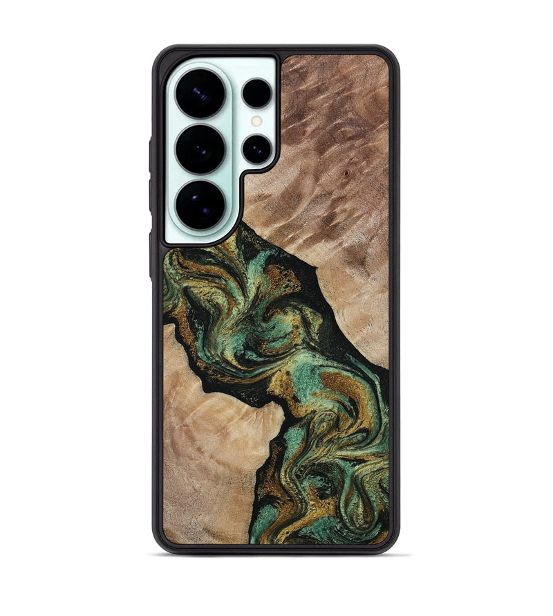 Galaxy S26 Ultra Wood Phone Case - Deron (Green, 815658)