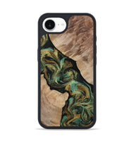 iPhone 16e Wood Phone Case - Deron (Green, 815658)