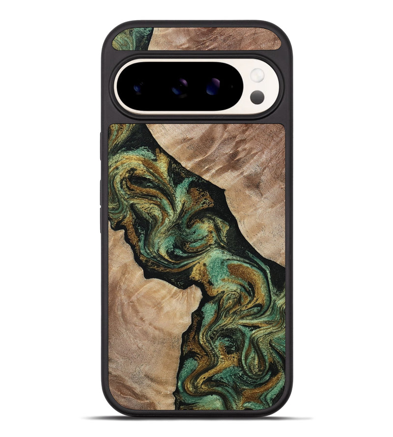 Pixel 9 Pro XL Wood Phone Case - Deron (Green, 815658)