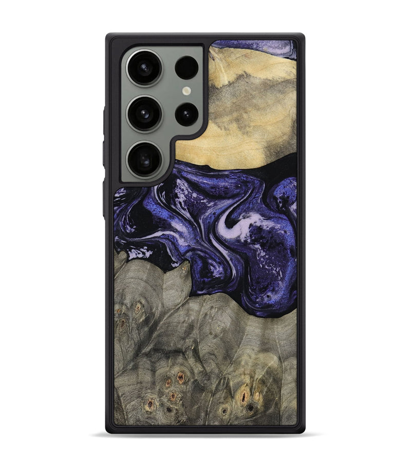 Galaxy S24 Ultra Wood Phone Case - Jerrica (Purple, 815668)