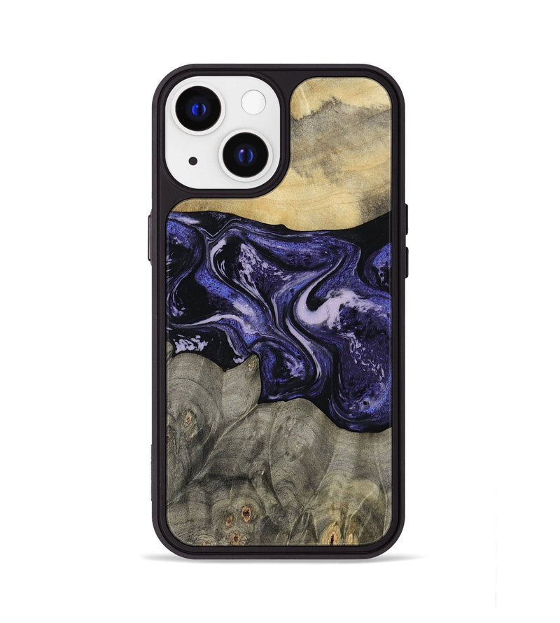 iPhone 13 Wood Phone Case - Jerrica (Purple, 815668)