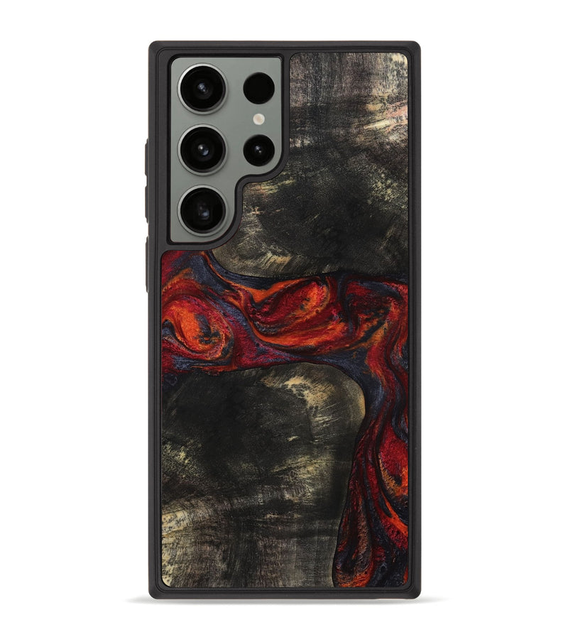 Galaxy S23 Ultra Wood Phone Case - Bryson (Red, 815669)