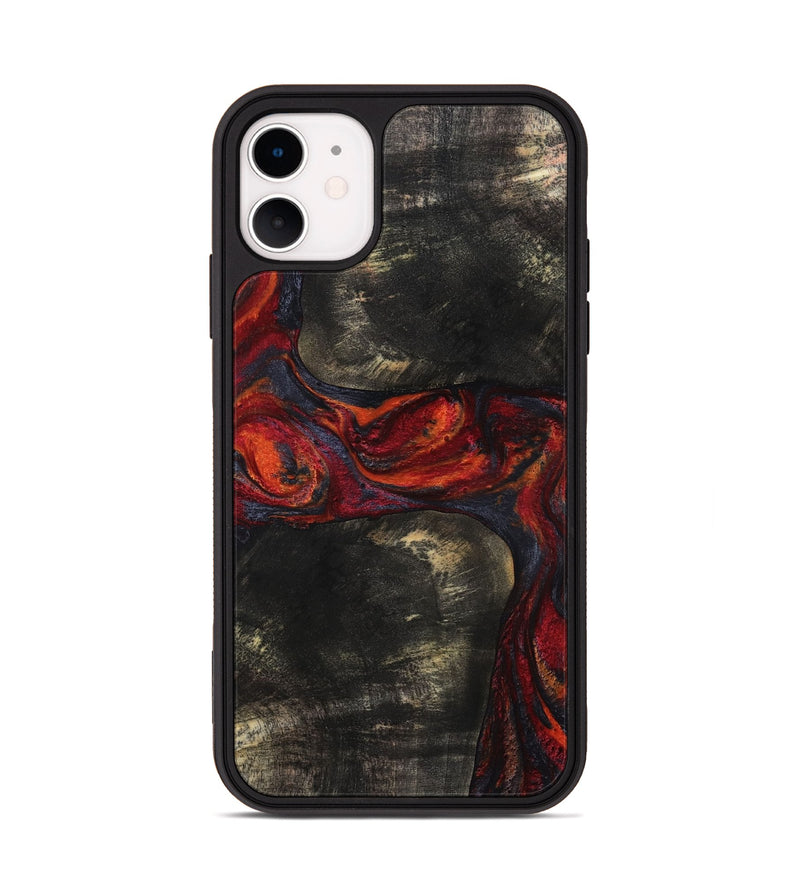 iPhone 11 Wood Phone Case - Bryson (Red, 815669)