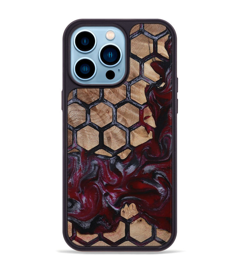 iPhone 14 Pro Max Wood Phone Case - Darin (Pattern, 815687)