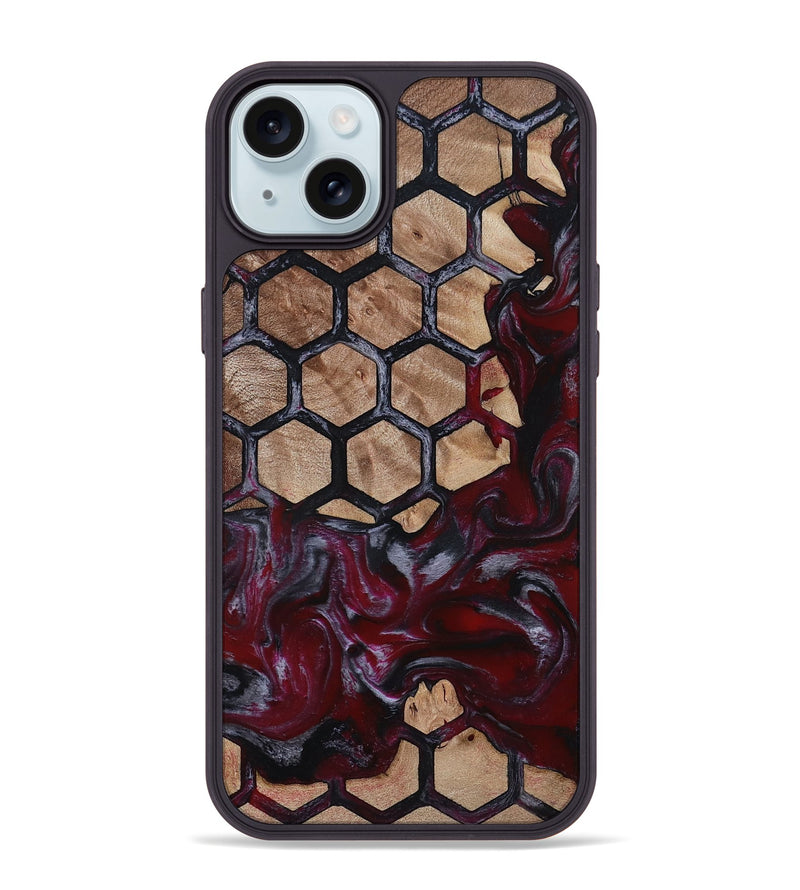 iPhone 15 Plus Wood Phone Case - Darin (Pattern, 815687)