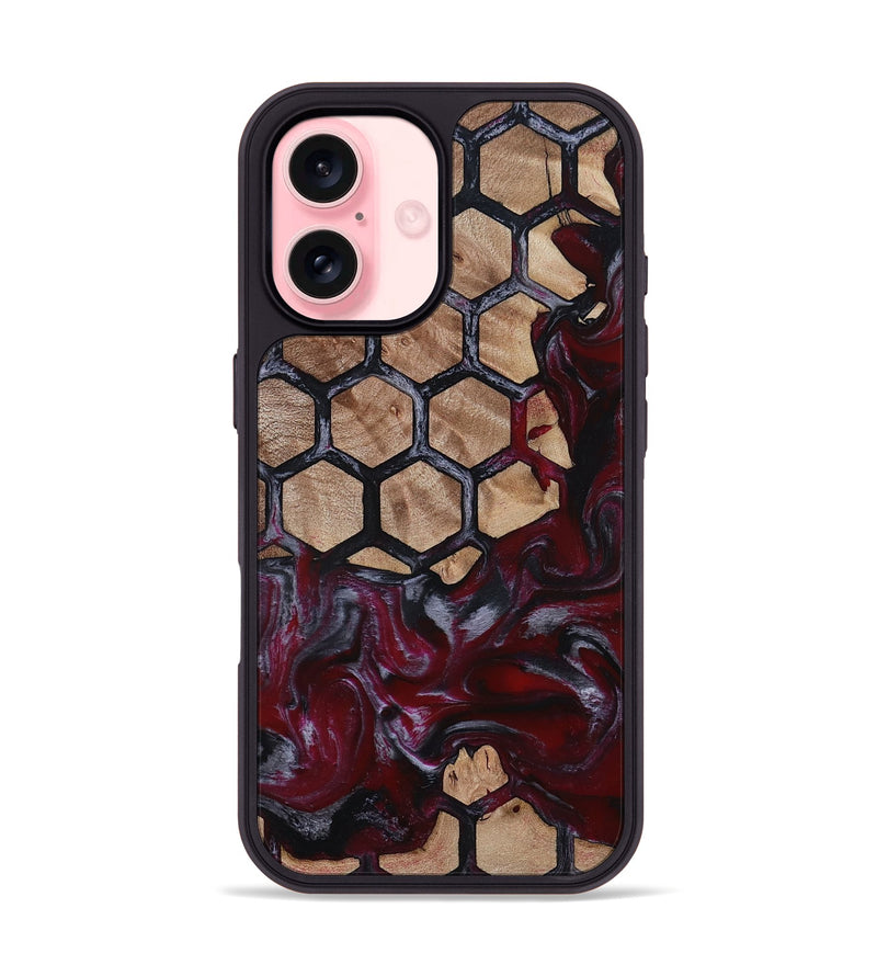 iPhone 16 Wood Phone Case - Darin (Pattern, 815687)