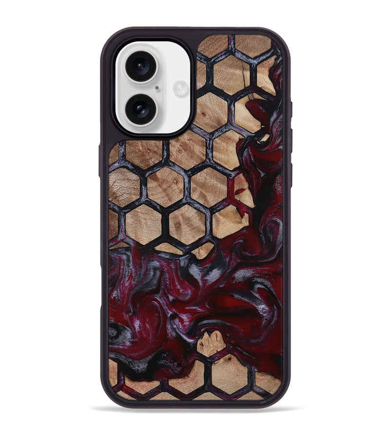 iPhone 16 Plus Wood Phone Case - Darin (Pattern, 815687)