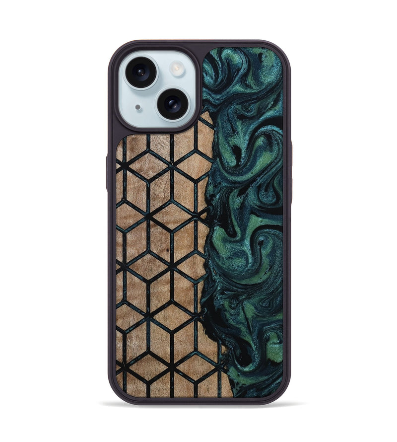 iPhone 15 Wood Phone Case - Harry (Pattern, 815688)