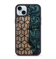 iPhone 15 Plus Wood Phone Case - Harry (Pattern, 815688)