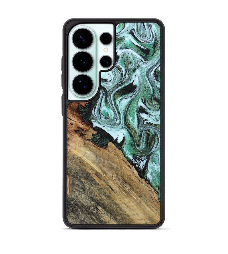 Galaxy S26 Ultra Wood Phone Case - Pearle (Green, 815689)