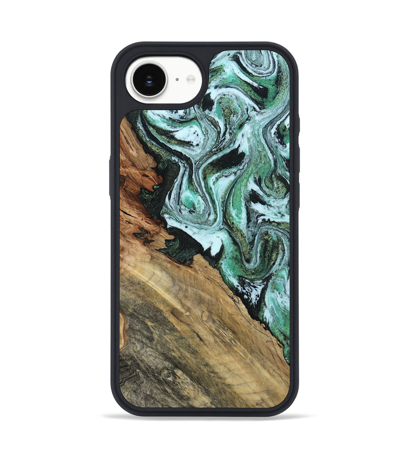 iPhone 17e Wood Phone Case - Pearle (Green, 815689)