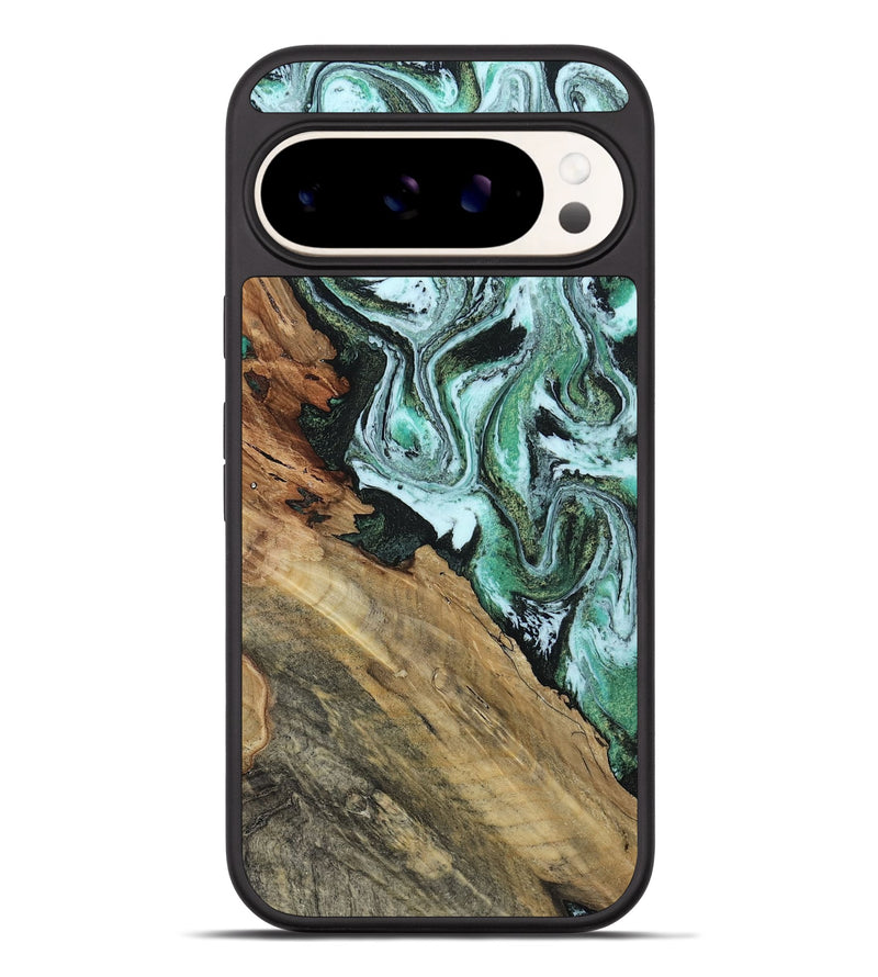 Pixel 9 Pro XL Wood Phone Case - Pearle (Green, 815689)